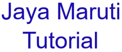 Jaya Maruti Tutorial - Perambur - Chennai