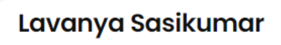 Lavanya Sasikumar - Valasaravakkam - Chennai