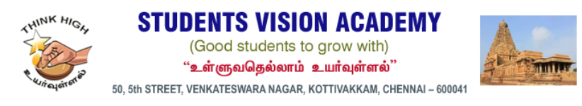 Students Vision Academy - Kottivakkam - Chennai