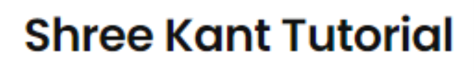 Shree Kant Tutorial - Jain Colony - New Delhi