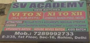 Sv Academy - Rohini - New Delhi