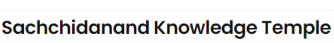 Sachchidanand Knowledge Temple - Dharam Nagar - Surat