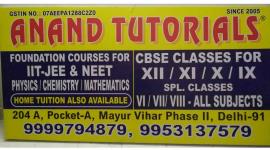 Anand Tutorials - Mayur Vihar Phase 2 - Delhi