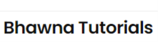 Bhawna Tutorials - Gyan Khand 2 - Ghaziabad