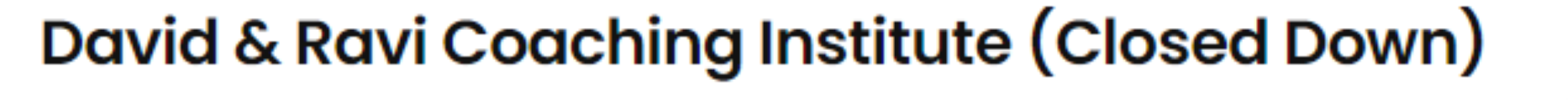 David & Ravi Coaching Institute - Sohna - Gurugram