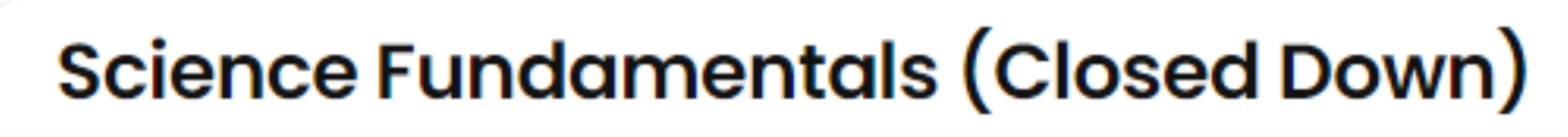 Science Fundamentals - Palam Vihar - Gurugram