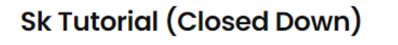 Sk Tutorial - Sector 20 - Gurugram