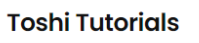 Toshi Tutorials - Palam Vihar - Gurugram
