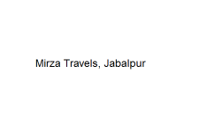 Mirza Travels - Jabalpur