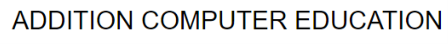 Addition Computer Education - Vapi