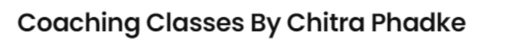 Coaching Classes By Chitra Phadke - Indira Nagar - Lucknow