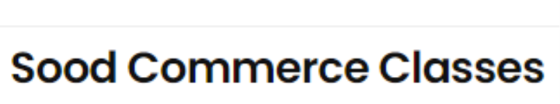 Sood Commerce Classes - Avas Vikas Colony - Agra