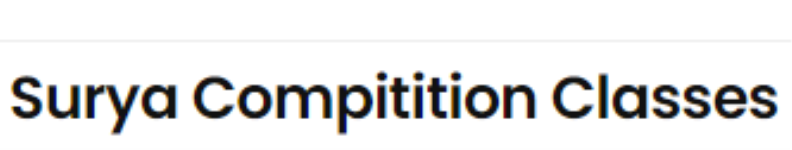 Surya Compitition Classes - Shahganj - Agra