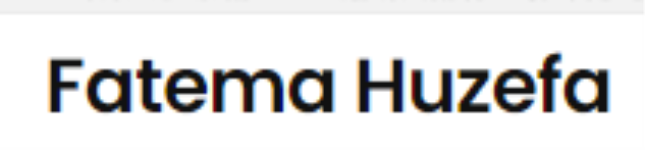 Fatema Huzefa - Peelamedu - Coimbatore