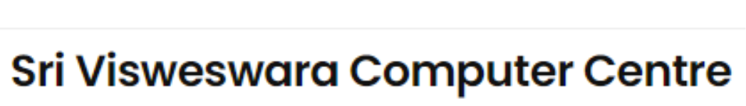 Sri Visweswara Computer Centre - Big Bazzar Street - Coimbatore