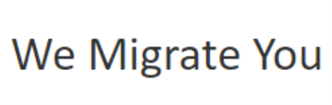 We Migrate You - Peelamedu - Coimbatore