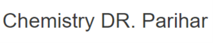 Chemistry Dr. Parihar - Kidwai - Kanpur