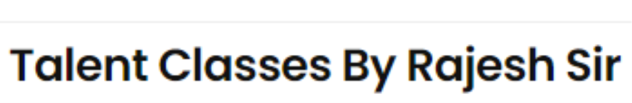 Talent Classes By Rajesh Sir - Barra - Kanpur