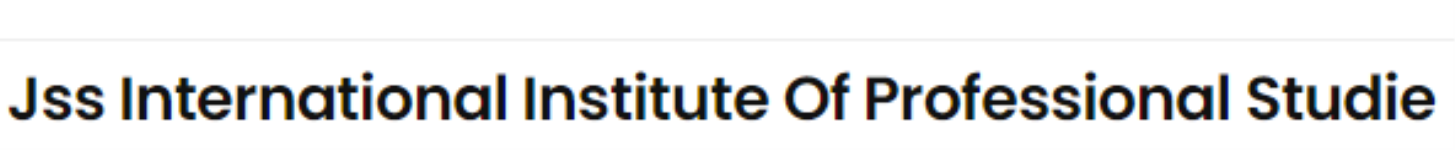 Jss International Institute Of Professional Studies - Manasagangothri - Mysore