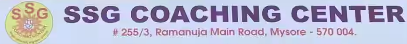 Ssg Coaching Centre - Ramanuja Road - Mysore