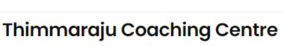 Thimmaraju Coaching Centre - Chamrajpura - Mysore