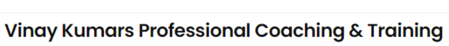 Vinay Kumars Professional Coaching & Training - Ramanuja Road - Mysore