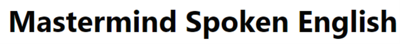 Mastermind Spoken English - Sk Puri - Patna