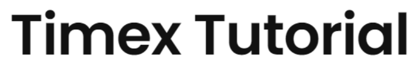 Timex Tutorial - AG Colony - Patna