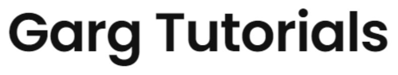 Garg Tutorials - Bhawar Kuan - Indore