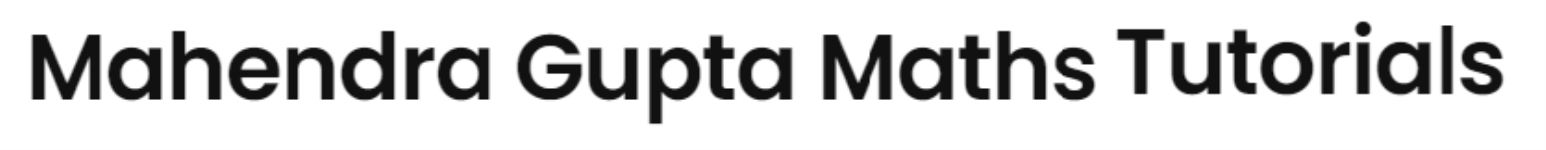 Mahendra Gupta Maths Tutorials - Gumasta Nagar - Indore
