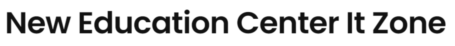 New Education Center It Zone - Jhalwa - Allahabad