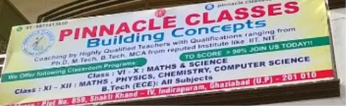 Pinnacle Classes - Indirapuram - Ghaziabad