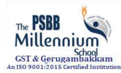 PSBB Millennium School - Gerugambakkam - Chennai