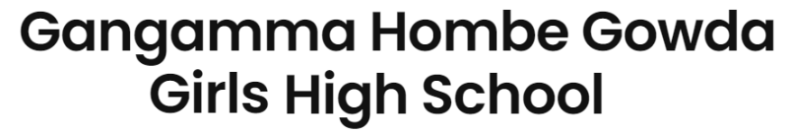 Gangamma Hombe Gowda Girls High School - Wilson Garden - Bangalore