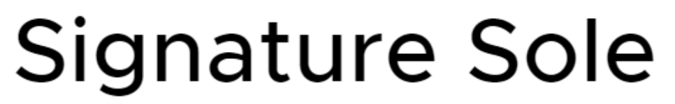 Signature Sole Footwear