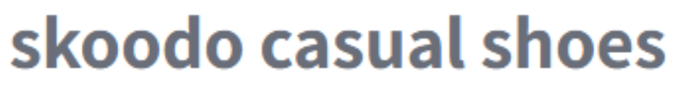 Skoodo Footwear