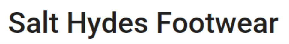 Salt & Hydes Footwear