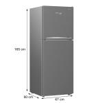 Voltas Beko 340 L 3 Star Inverter Frost-Free Double Door Refrigerator RFF363I