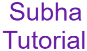 Subha Tutorial - Salkia - Howrah