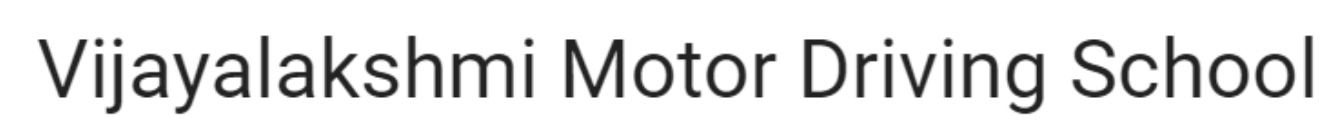 Vijayalakshmi Motor Driving School - Banashankari - Bangalore