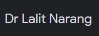 Dr Lalit Narang