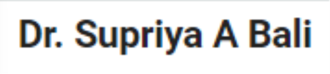 Dr Supriya A Bali