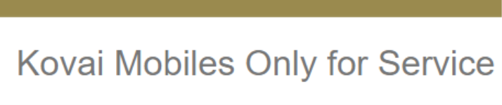 Kovai Mobiles Only For Service - Saibaba Colony - Coimbatore