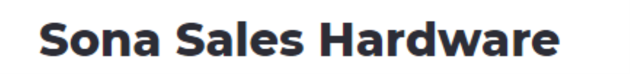 Sona Sales Hardware - Pitampura - Delhi