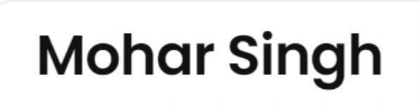 Mohar Singh - Nigdi - Pune