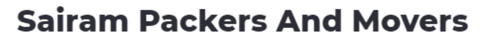 Sairam Packers And Movers- Rupee Nagar - Pune