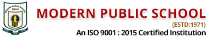 Modern Public School - Shalimar Bagh - New Delhi