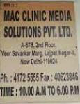 Mac Clinic Media Solutions Private Limited - Lajpat Nagar 2 - Delhi