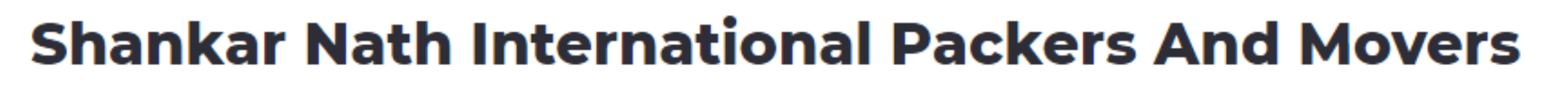 Shankar Nath International Packers And Movers - Banjara Hills - Hyderabad