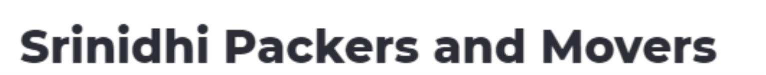 Srinidhi Packers and Movers - Uppal - Hyderabad